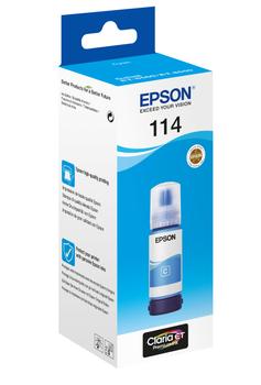 EPSON n 114 - 70 ml - cyan - original - ink refill - for EcoTank ET-8500, ET-8550 (C13T07B240)