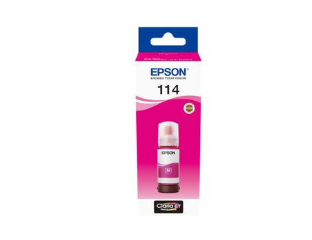 EPSON n 114 - 70 ml - magenta - original - ink refill - for EcoTank ET-8500, ET-8550 (C13T07B340)