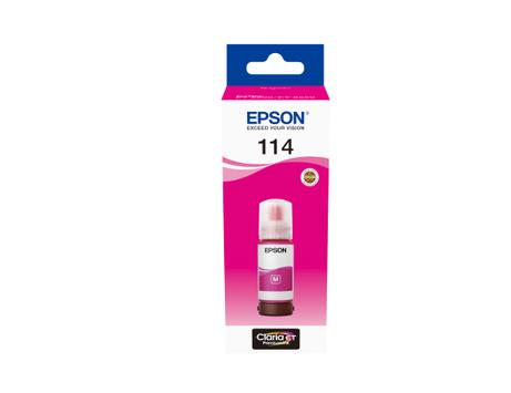 Epson 114 - magenta - original - blekkrefill for EcoTank ET-8500 & EcoTank ET-8550 (C13T07B340)