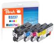 PEACH Patrone Brother LC-3237, PEA, Multi-Pack, FW