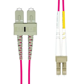 ProXtend LC-SC UPC OM4 Duplex MM Fiber Cable 4M (FO-LCSCOM4D-004)