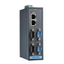 ADVANTECH DIN-Rail Device Server 4-Port 4-P RS-232/ 422/ 485 Serial Device Server (EKI-1524-CE)