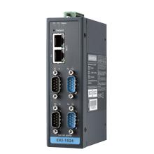 ADVANTECH DIN-Rail Device Server 4-Port 4-P RS-232/ 422/ 485 Serial Device Server (EKI-1524-CE)