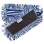 ABENA Tør-, fugt- og vådmoppe, blå, mikrofiber/polyester, 30 cm, med velcro, flergangs