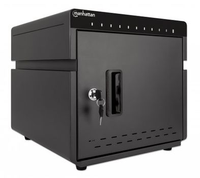 MANHATTAN 10-Port Desktop Charging Cabinet - 180 W (715942)