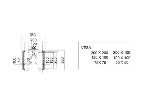 MULTIBRACKETS M Display Mount Single Screen Black (7350073730797)