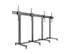 MULTIBRACKETS M Public Display Stand Dual screen, Quad pillar