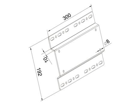 MULTIBRACKETS M Pro Series Wallmount Plate Large (7350073733675)
