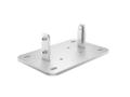 MULTIBRACKETS M Public Display Floormount Fixed Base Silver