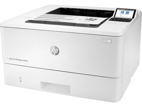 HP P LaserJet Managed E40040dn - Printer - B/W - Duplex - laser - A4/Legal - 1200 x 1200 dpi - up to 40 ppm - capacity: 350 sheets - USB 2.0 host, Gigabit LAN, USB 2.0 (3PZ35A#B19)