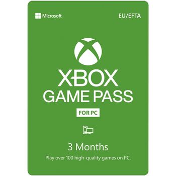 MICROSOFT Xbox Game Pass for PC Online & komponentbaserede tjenester 3 måneder (QHT-00003)