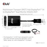 Club 3D video adapter - 20 cm (CSV-7220)