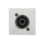 AUDAC Audac CP45SPES, Speakon Panel, Hvit Tilkoblingspanel for Speakon 45*45mm