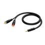 PROCAB Procab CLA711/3 Jack 3.5mm Han stereo-2x RCA 3m