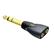 PROCAB Adapter CLP208 Sort 6.3mm Jack M Stereo - 2 x 3.5mm Jack FM