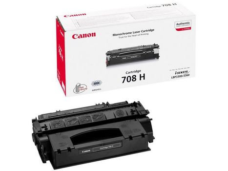 CANON n 708H - 0917B002 - 1 x Black - Toner Cartridge - For iSENSYS LBP3360, Laser Shot LBP3300, 3360 (0917B002)