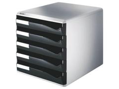 LEITZ Skuffekabinet 4 5 skuffer sort