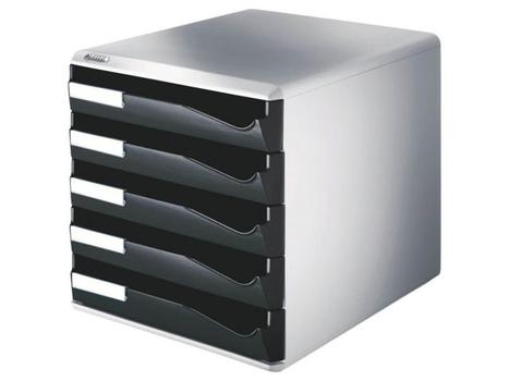 LEITZ Skuffekabinet 4 5 skuffer sort (52800095)