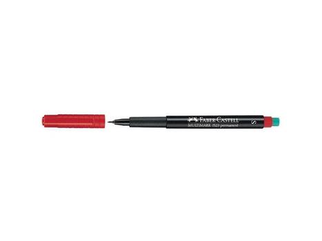 FABER-CASTELL multimark-kynä Superfine punainen spriiliuk. (152321*10)