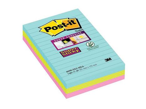 POST-IT Notatblokk POST-IT SSN 101x152lj Cosm(3) (70005290831)