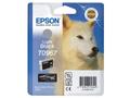 EPSON n Ink Cartridges, T0967, Husky, Singlepack Light Black