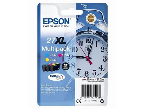 EPSON Multipack XL 3-Colour DURABrite Ultra New Pack Size (C13T27154012)