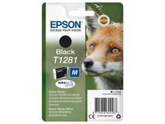 EPSON T1281 ink cartridge black standard capacity 5.9ml 1-pack blister without alarm
