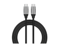 Elivi USB C til C kabel 1 meter Svart/ Space Grey, 10gbps/ 100W (ELV-USBC2C-B010)