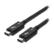 KENSINGTON 0.7M (2.3ft) Thunderbolt 3 Cable - 40Gbps - 100W PD - Certified TB3 - USB-C Compatible - Thunderbolt-kabel - USB-C (hane) till USB-C (hane) - Thunderbolt 3 - 70 cm - stöd för 5K