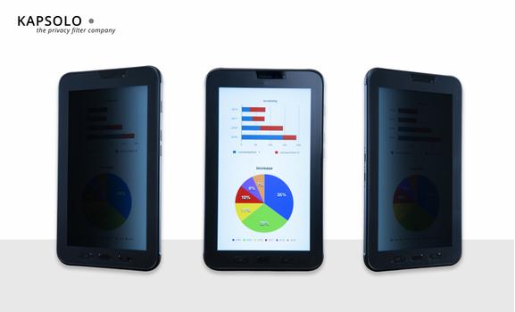 KAPSOLO 2-Way Plug In Privacy Screen for iPad Pro 12,9 Model 2018 (KAP10309)