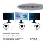 KAPSOLO 2-Way Plug In Privacy Screen for 55,88cm (22") Wide 16:9 (KAP10756)