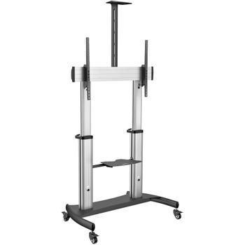 STARTECH Mobile TV Stand - For 60-100inch Display 100kg Height Adjustable Rolling TV Floor Stand (STNDMTV100)