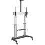STARTECH Mobile TV Stand - For 60-100inch Display 100kg Height Adjustable Rolling TV Floor Stand (STNDMTV100)