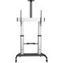 STARTECH Mobile TV Stand - For 60-100inch Display 100kg Height Adjustable Rolling TV Floor Stand (STNDMTV100)