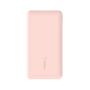 BELKIN 10K POWER BANK USB-C 15W DUAL USB-A 15CM USB-A TO C PINK BATT (BPB011BTRG)