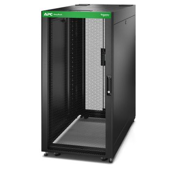 APC Easy Rack 600mm/ 24U/ 1200mm , with Roof, Side panel, castors, feet and 4 Brackets, No Bottom, black (ER6422)