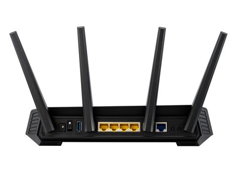 ASUS GS-AX5400 AiMesh ROG STRIX WiFi 6 gaming router PS5 compatible Mobile Game Mode VPN Fusion/ Instant Guard/ Gear Accelerator/  Gaming Port/ Adaptive QoS/ port forwarding/  ASUS Aura RGB IN (90IG06L0-MO3R10)