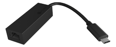 ICY BOX KAB Adapter ICY BOX USB-C (ST) > Gigabit Ethernet LAN (BU) Black