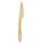 Engangs kniv af træ Duni Voksbehandlet 19cm Pk/100