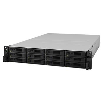 SYNOLOGY RackStation RS3621xs+ - NAS server - 12 bays - rack-mountable - SATA 6Gb/s - RAID 0, 1, 5, 6, 10, JBOD, 5 hot spare, 6 hot spare, 10 hot spare, 1 hot spare, RAID F1, F1 hot spare - RAM 8 GB - Gigabi (RS3621XS+)