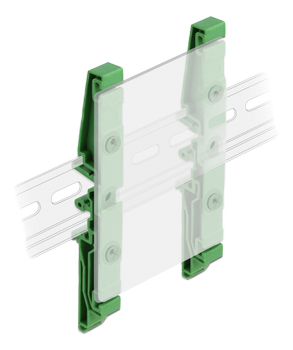 DELOCK DIN rail clip for PCB 122 mm 4 pieces (66263)