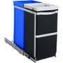 Simplehuman Affaldsspand, Simplehuman Pull-out Recycler Bin, 2-rums, 20+15 l, med to spande