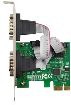 ProXtend PCIe 2S DB9 RS232 Serial Card (PX-SP-55009)