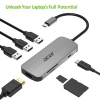 ACER ADAPTATEUR TYPE-C 7-EN-1 : 3x USB 3.0 (HP.DSCAB.008)