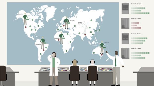 APC On-Site Service with Monitoring & Dispatch - utvidet serviceavtale - 5 år - på stedet (WMD5YOSNBD-SP-05)