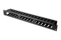 EQUIP 19" Kabelmanagement Ausstattung schwarz (327313)