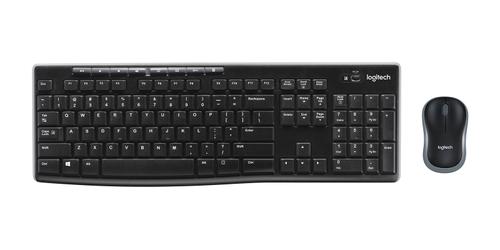 LOGITECH MK270 toetsenbord Inclusief muis Kantoor RF Draadloos Scandinavisch Zwart (920-010029)