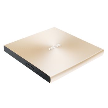 ASUS S ZenDrive U8M SDRW-08U8M-U - Disk drive - DVD±RW (±R DL) - 8x/8x - USB-C - external - gold (SDRW-08U8M-U/GOLD/G/AS/P2G)