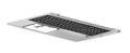 HP Top Cover W/Keyboard CP+PS BL