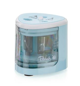 PEACH Elektrischer Stiftspitzer PO102 blau (PO102-bl)